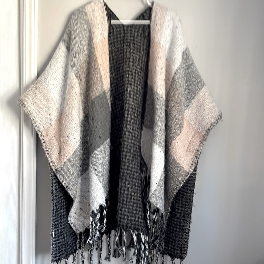 Soft and cozy poncho